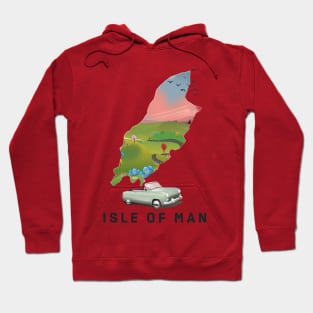 Isle of Man map Hoodie